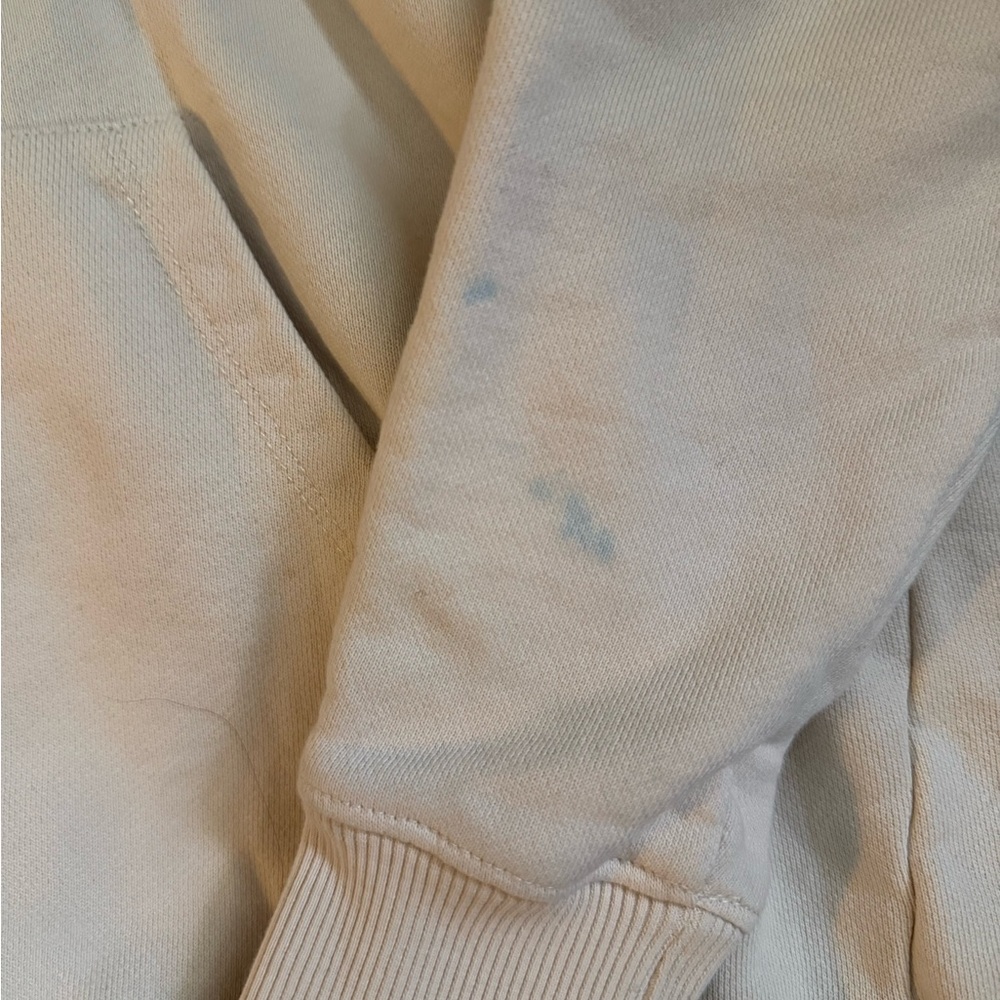 LONELY GHOST “Connect” Butterfly Heavyweight Hoodie (Cream) - Size Small - Picture 5 of 5